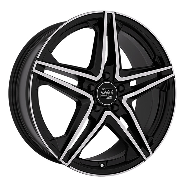 ALLOY WHEEL MSW MSW 31 FOR SEAT LEON CUPRA 7.5X19 5X112 GLOSS BLACK FULL PO 8PQ
