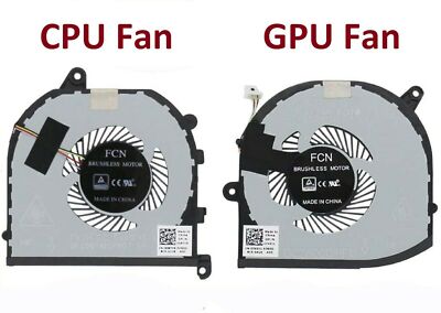 New DELL XPS 15 9570 7590 Precision 5540 CPU /Graphics Cooling Fan 0V9H8N 0F01PX