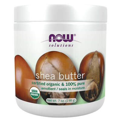 NOW FOODS Shea Butter Organic & Pure 7 oz