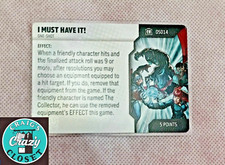 HeroClix I Must Have It 0S014 Collector's Trove Set New One-Shot Card