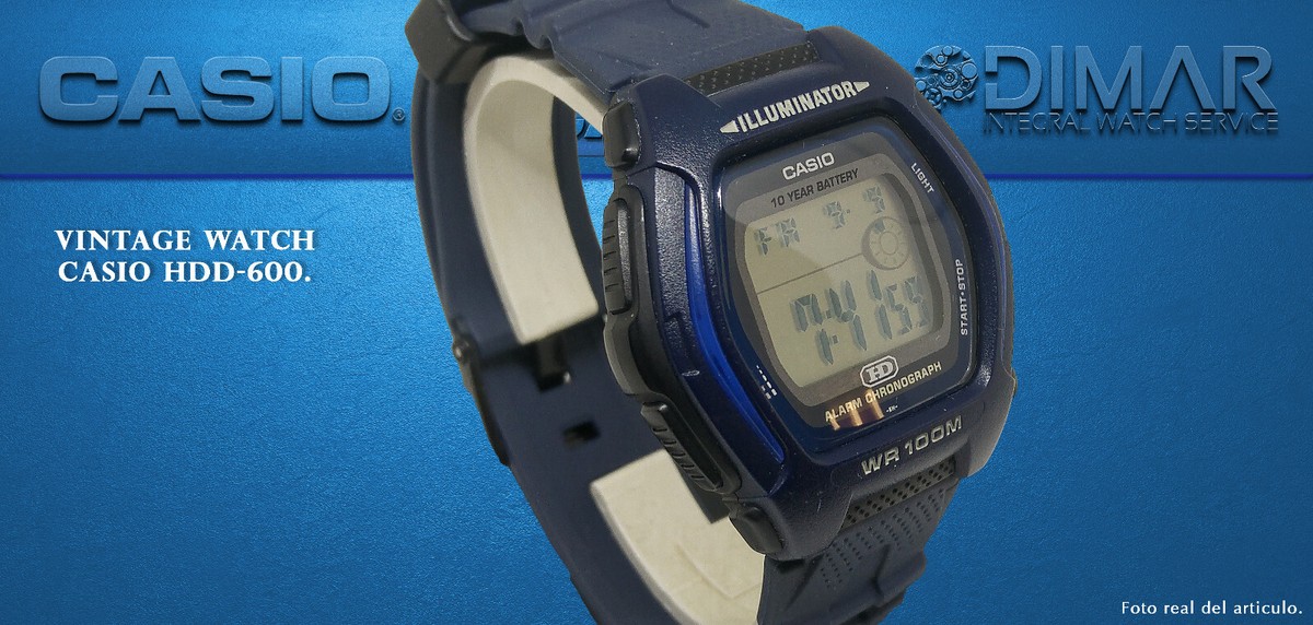 VINTAGE CASIO HD, ILLUMINATOR AÑO