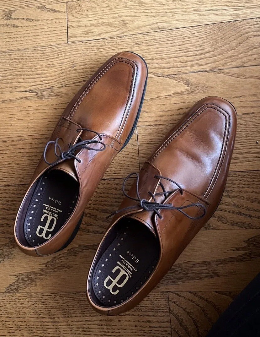 Allen Edmonds Tribeca Walnut Leather Oxford Shoes Sz 11.5 D  display picture 3
