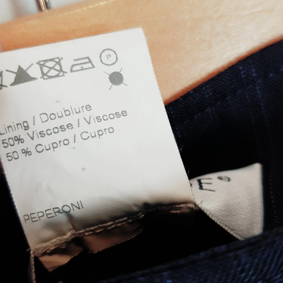 Falda lápiz a rayas PAUL & JOE para mujer talla IT 40 u 8 / EE. UU. 4 - Hecha en Francia Foto 4 de 4