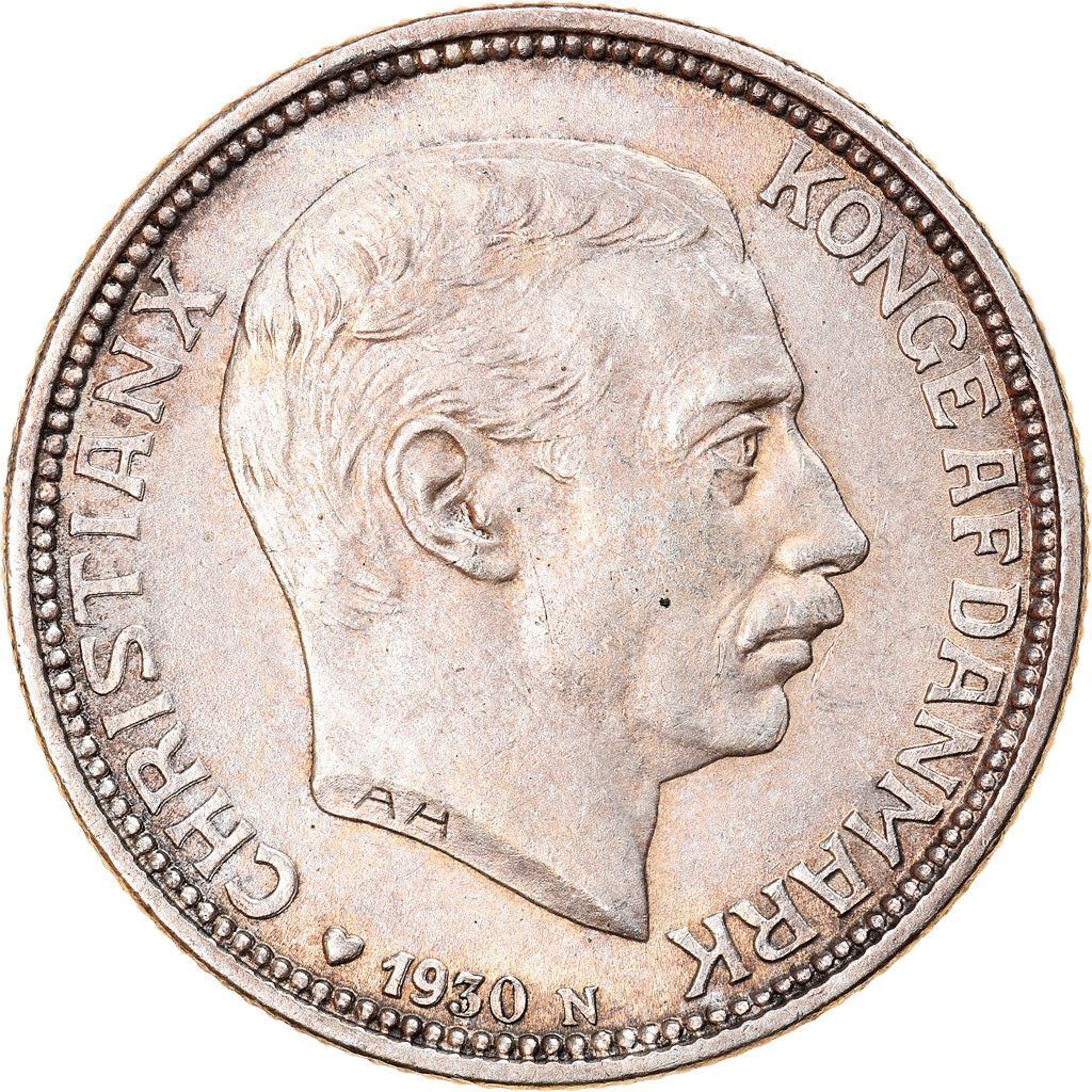 Danish Coin 2 Kroner - Christian X Kings Birthday - Denmark - 1930