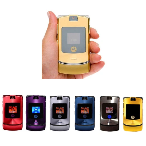 Original Motorola RAZR V3i GSM Bluetooth CAMERA Flip Cellular Phone Mobile Phone