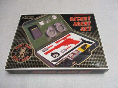 SECRET AGENT SET NO. 24106 VERY RARE 100% HONG KONG NEW SEALED IN BOX ...