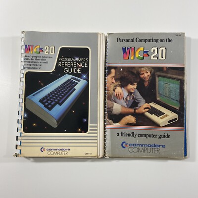 Set of 2 VIC 20 Programmers Reference Guide, Computing on the VIC 20 Commodore