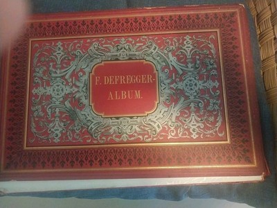 Circa 1950 Album of the Artistic Work of F Defregger Oversized