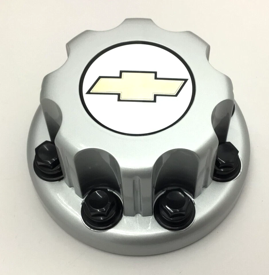 01-07 Chevrolet 3500 03-24 Express 1 tonelada doble rueda trasera 8 orejetas tapa central plateada Foto 2 de 4