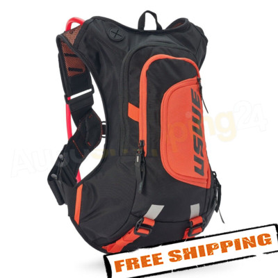 USWE 2123438 Moto Hydro Hydration Pack 12L - Black/Factory Orange