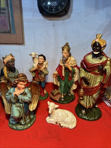 Walls Japan Paper Mâché nativity scene Angel Sheep, Three Wiseman