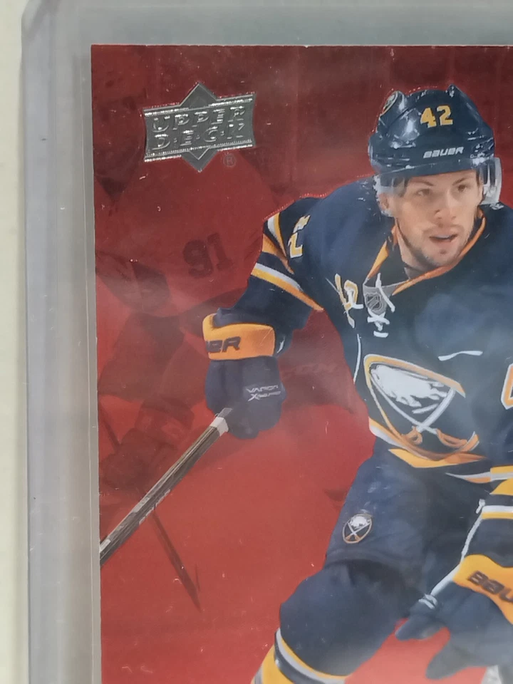 2012-13 UPPER DECK BLACK DIAMOND NATHAN GERBE SINGLE RUBY RED #97/100 - Image 3 of 4