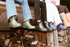 Waterproof Pull on Ankle Wellies UK 4–9 – Supportive Rubber Rain Boots