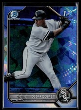 Oscar Colas 2022 Bowman Chrome Sapphire Prospects #BCP-152 Chicago White Sox