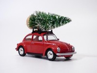 Vw Volkswagen Beetle 1300 KäFer 1973 1:43 Christmas Weihnachten Modellauto Norev