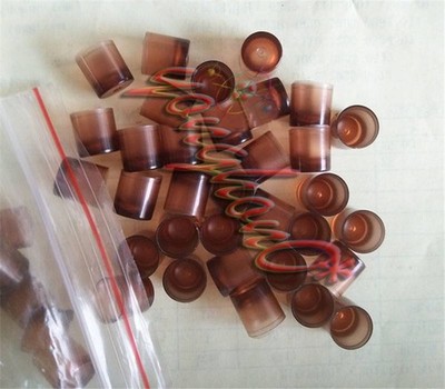New 200 Pcs Beekeepers Bee Queen   Beekeeping Raise Rearing Cell Cup Brown #zc