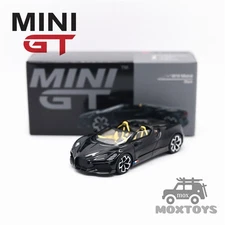 MINI GT 1:64 W16 Mistral Black Diecast Model Car