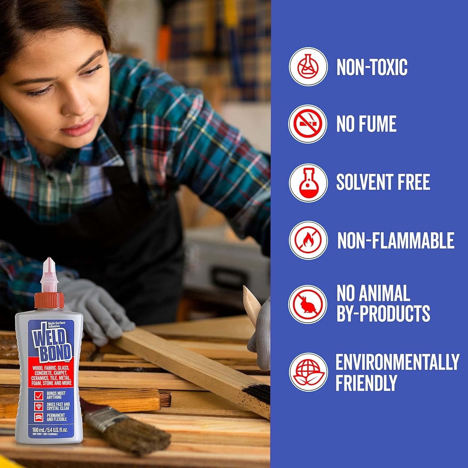 Multi Surface Adhesive Glue Bond Wood Glass Ceramic Tile Stone Water Resistant