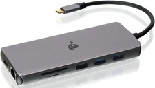 IOGEAR USB-C Triple Display Dock Station 4K 60Hz 2 HDMI 1 Display Port 2 USB 2-2