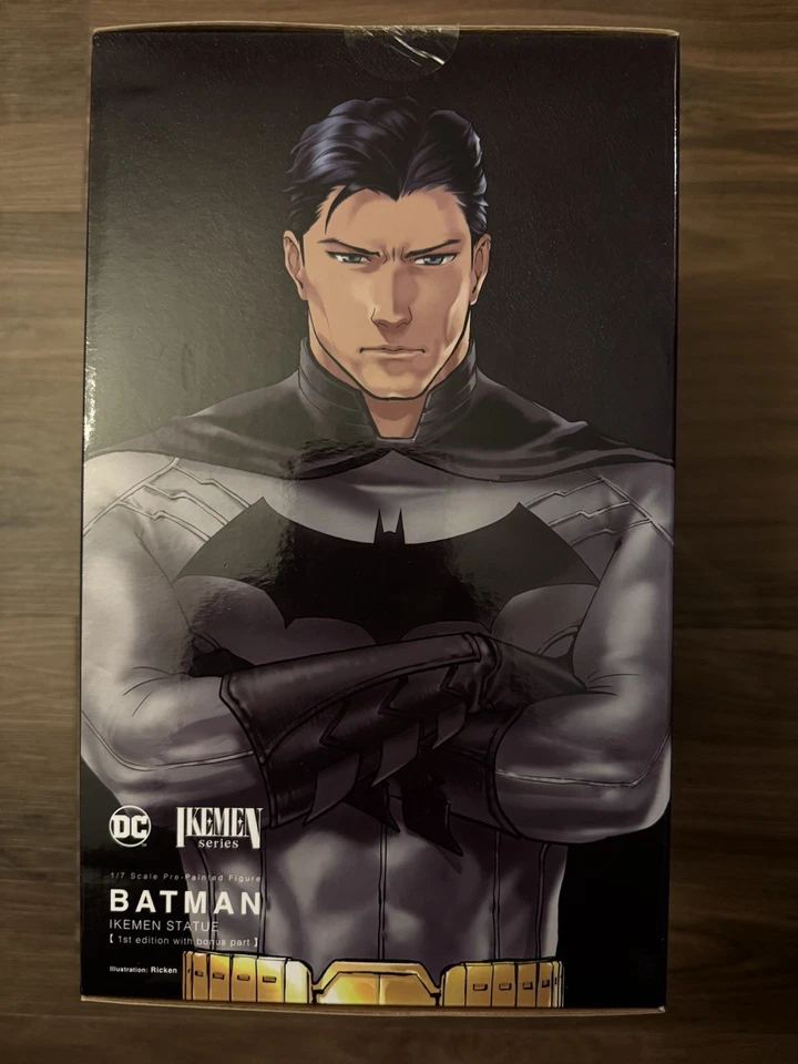 Estátua Kotobukiya Batman Ikemen primeira edição com cabeça bônus esculpida - Imagem 3 de 4