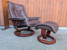 Fauteuil Relax Stressless Royal Et Pouf Hocker Ekornes Fauteuil Reclinable Cuir