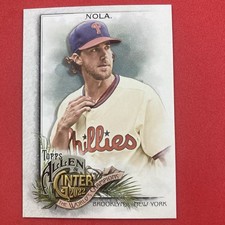 Aaron Nola 2022 Topps Allen & Ginter Card #160 MLB Philadelphia Phillies