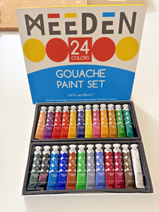 Meeden Gouache Set of 24 Mostly Unused.