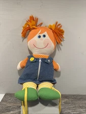 Vintage 1970s Playskool Dressy Bessy 4531 Plush Learn To Get Dressed Toy 14"