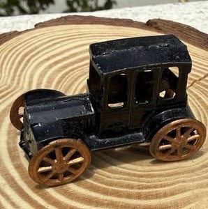 Miniature Hand-Painted Antimony Ford Model T Old-Timer Sedan - Japan 1950s