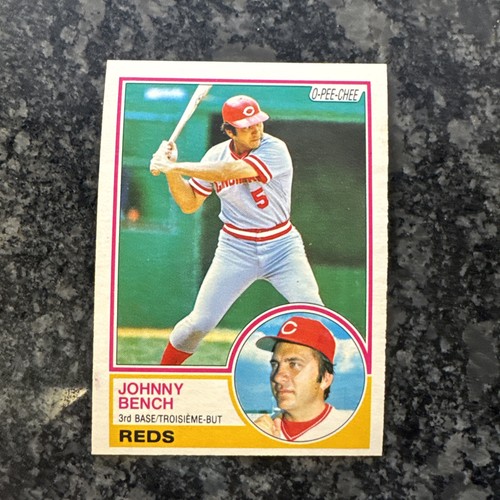 Johnny Bench #60 1983 O Pee Chee card