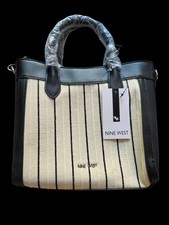 Nine West NEW Cotton/PolyVinyl Purse with Tags And Stickers  Small Smudge 