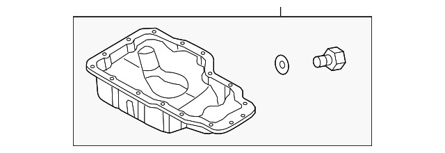 Cárter de aceite para Kia Forte, Seltos, Soul, Optima, Forte5 2015-2024 (N/P 21510-2E023)