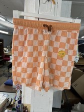 cat and jack girls shorts Size 8 Orange And Peach Checks Yel