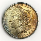 1883 O $1 Morgan Dollar BU Choice Uncirculated Silver Coin New Orleans Toned NR!