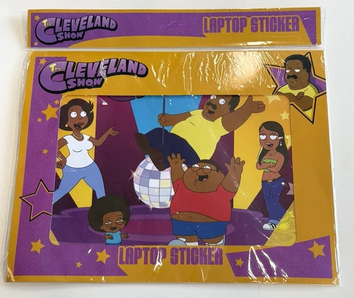 THE CLEVELAND SHOW - LAPTOP STICKER - NEW
