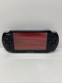 PSP 3001E Black Console - Sony PlayStation Portable + 6 games & Case, Tested. A+