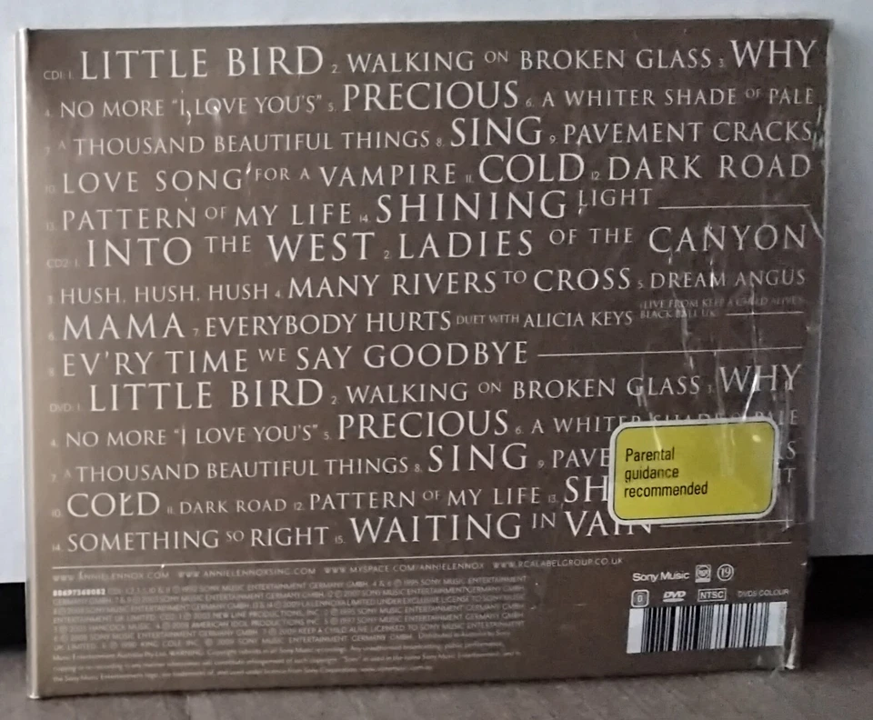 ANNIE LENNOX - The Annie Lennox Collection SONY AUS 2009 Digipak Sealed 2CDs+DVD - Image 2 of 2
