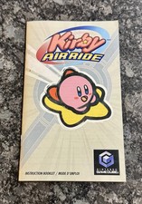 Kirby Air Ride (Nintendo GameCube, 2003) Authentic Manual Only - Very Good Shape