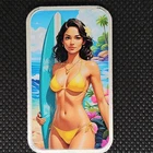 1 oz 999 silver Midnight Mint “Beach Watch”  Bar – Vintage, Low Mintage