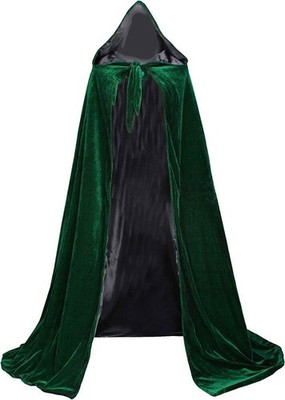 Velvet Renaissance Medieval Cloak Cape Lined with Satin