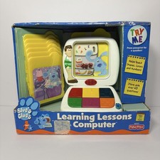 VINTAGE 2000 Blue's Clues Learning Lessons Talking Computer With Steve Nick Jr