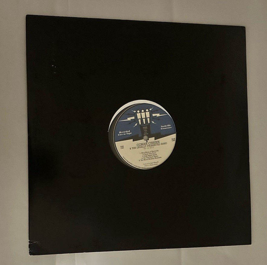 Conan O Brien - Live At Third Man Records Comedy Rock Vinyl LP 2010 US TMR 046