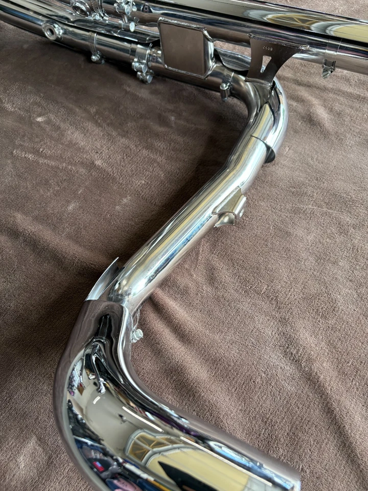 Cobra - Tubos de cabeza PowerPort Dual Bung y silenciadores antideslizantes 909 4".   '95-'16 FL Foto 4 de 4