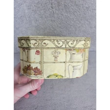 Tri Coastal Design Decorative Storage Box Floral Garden Country Kitchen