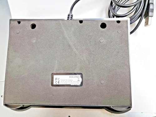ECS ECS-FPAE USB Transcription Foot Pedal 3-Function Control - Afbeelding 3 van 3