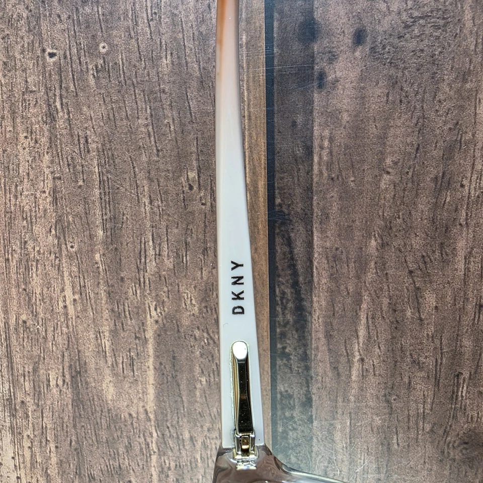 DKNY Eyeglasses DK5011 280 Womens Clear Ivory Brown Square Optical Frame 52mm - Image 4 of 4