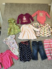 Large Lot Of Baby Girls Size 12-18 Months Clothing Lot EUC 