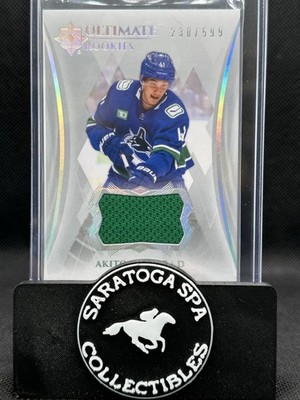 2023-24 Ultimate Collection Rookies  Akito Hirose Jersey RC #/599 Canucks