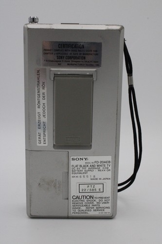 Sony Voyager Watchman FD-20AEB tragbarer analoger Fernseher -Rarität- - Picture 6 of 12