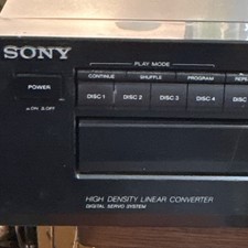 Sony CDP-C325 5-Disc CD Changer Black RCA/Hea...